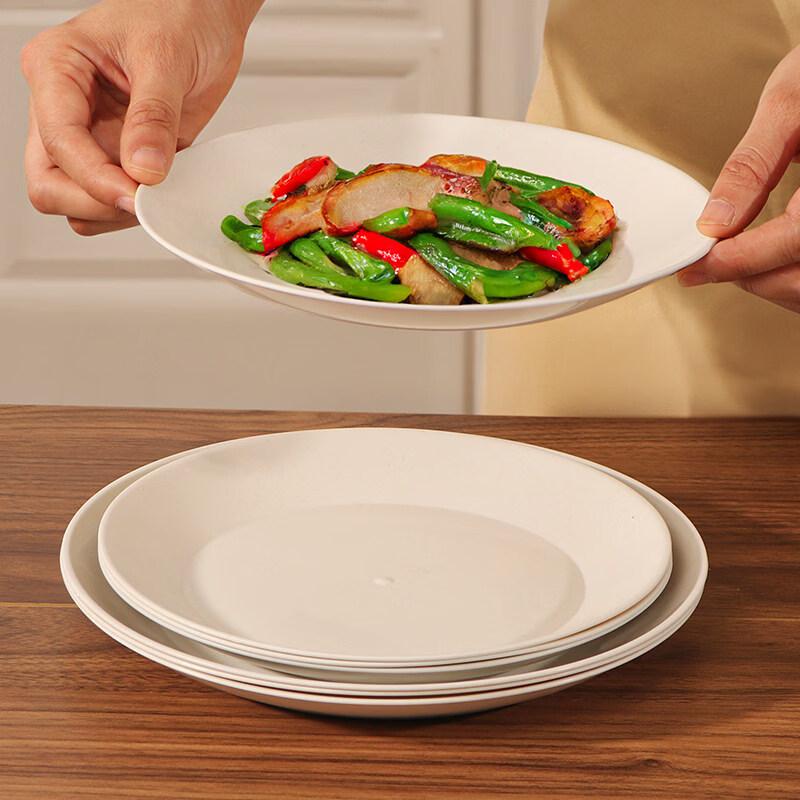 ZISIZ Disposable Large Round Aluminum Foil Dinner Plate
