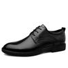 Business dress first-layer cowhide men's shoes with an inner height of 4.5CM leather shoes, autumn casual large-size leather shoes