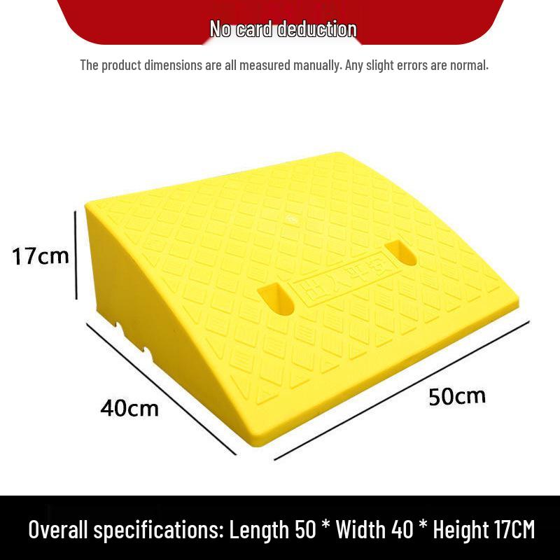 Plastic Uphill Ramp & Curb Speed Bump Pad