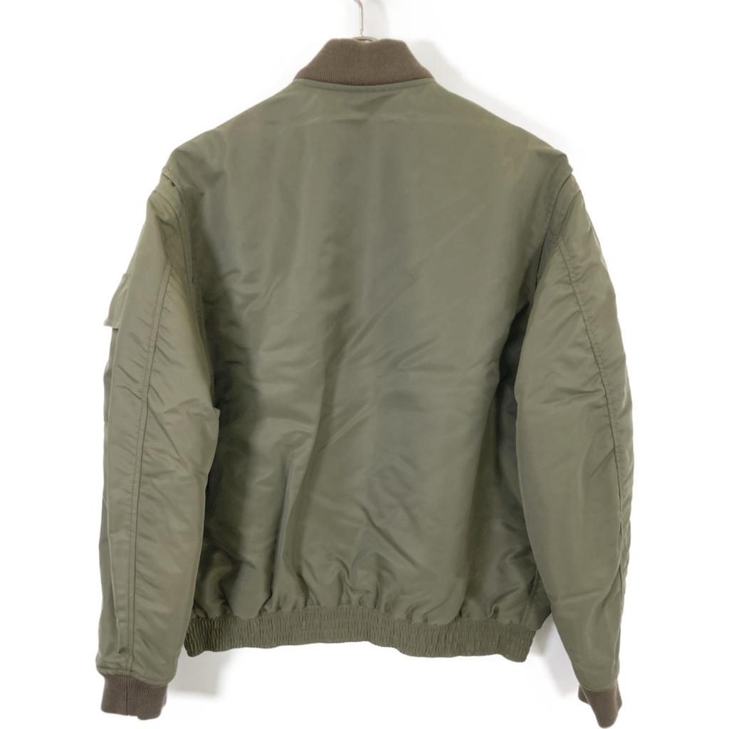 BURBERRY Khaki 9905652 MA-1 Bomber Jacket Jacket 50 khakiUsed