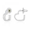 Swarovski 5653170 Matrix Heart Hoop Small Earrings