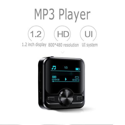 1.2" Sportowy Odtwarzacz Hi-Fi MP3 Dyktafon Bluetooth4.2 8g Długopis Nagrywający Wodoodporny IPx6 Z E-bookiem Dźwięk DSD Radio FM Powtarzanie