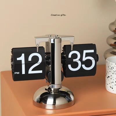 Clock 1PCS Automatic Page Turning Living Room TV Cabinet Home Decoration Ornaments Balance Mechanical Grandfather Clock Student