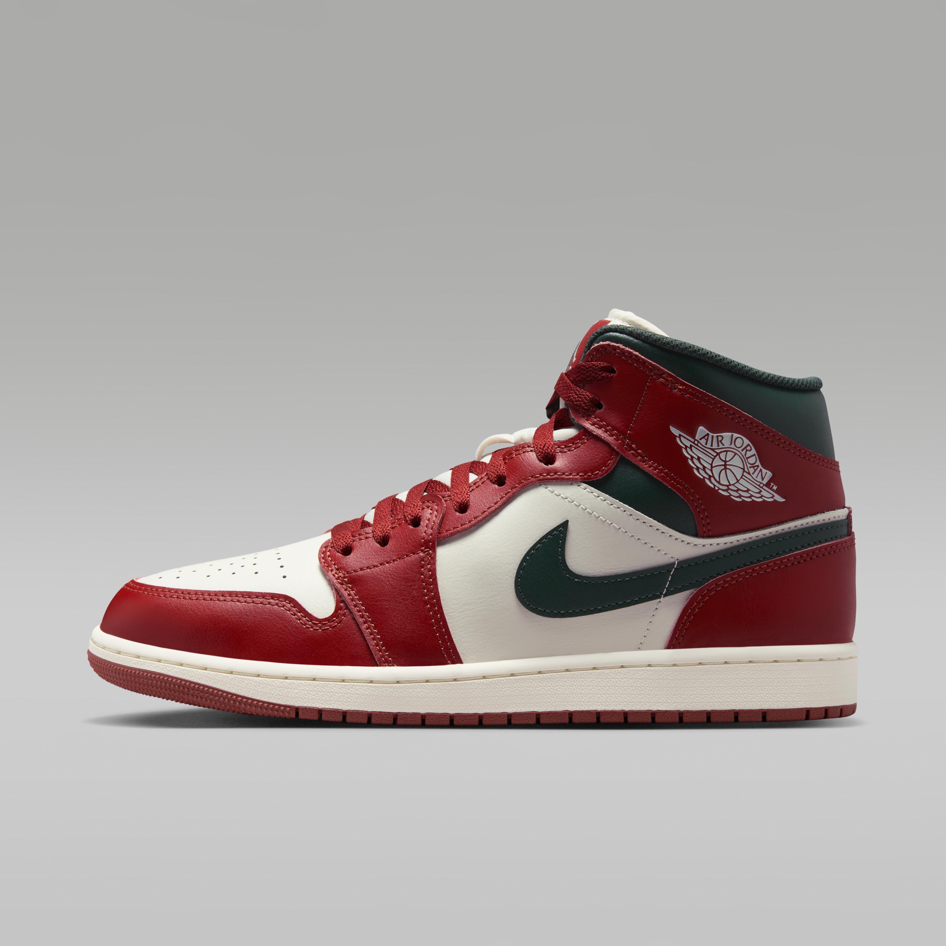

Jordan 1 Mid Redstone Midnight Green 41
