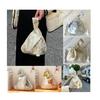 Flower Pendant Lunch Bag Cosmetic Bag New Chinese Style Handbag Tassel Knot Wrist Bag Small Item Pouch Cheongsam Accessories