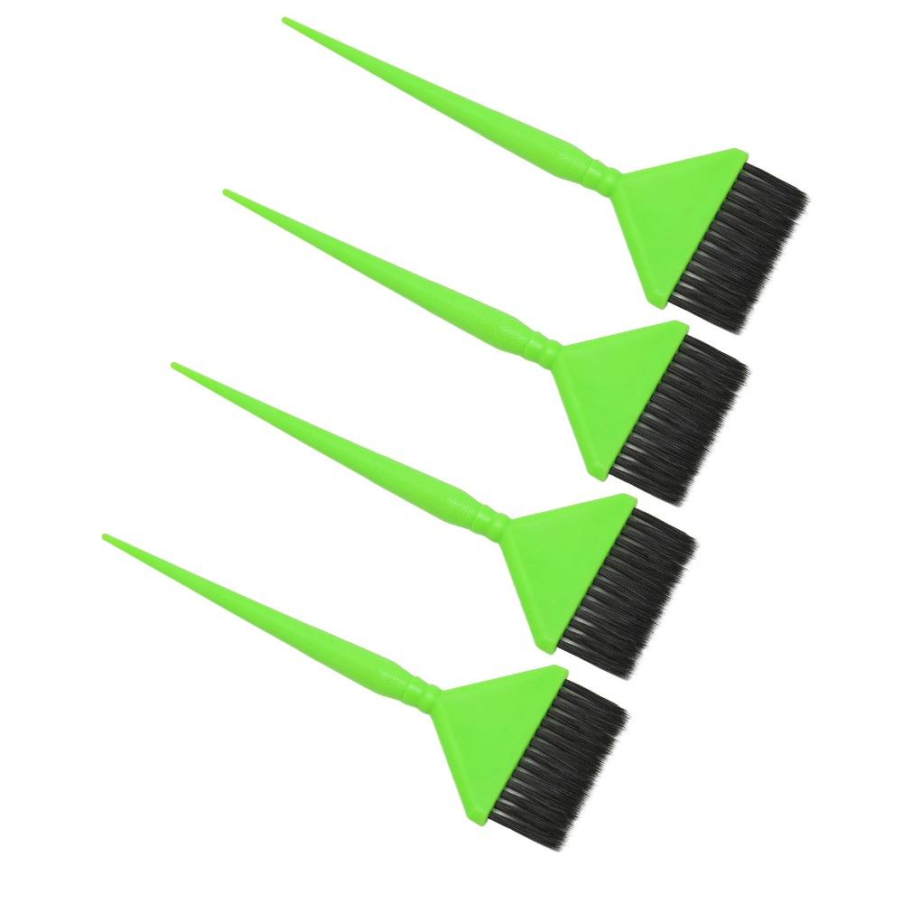 4 Pcs Professional Hair Coloring Brush Nylon Fibers Professional Hair Dye Brush Home Salon
