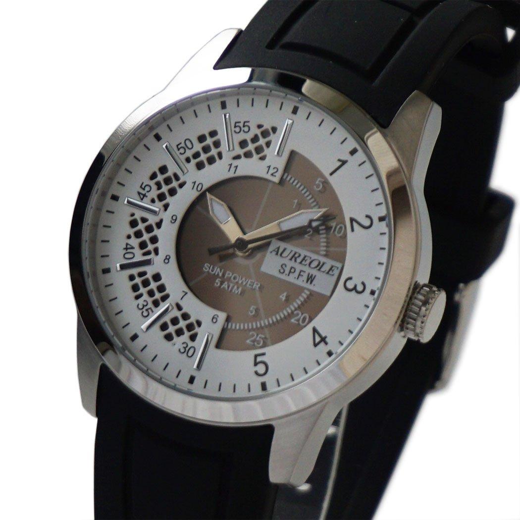 

Aureole Case Case Men s Watch, Black, Width 3.9cm, Thickness 1.3cm чорний