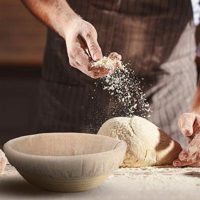 Bread Proofing Basket Cover Food Grade Super Soft Cotton Flax Round Bread Proofing Basket Cloth Liner for Home