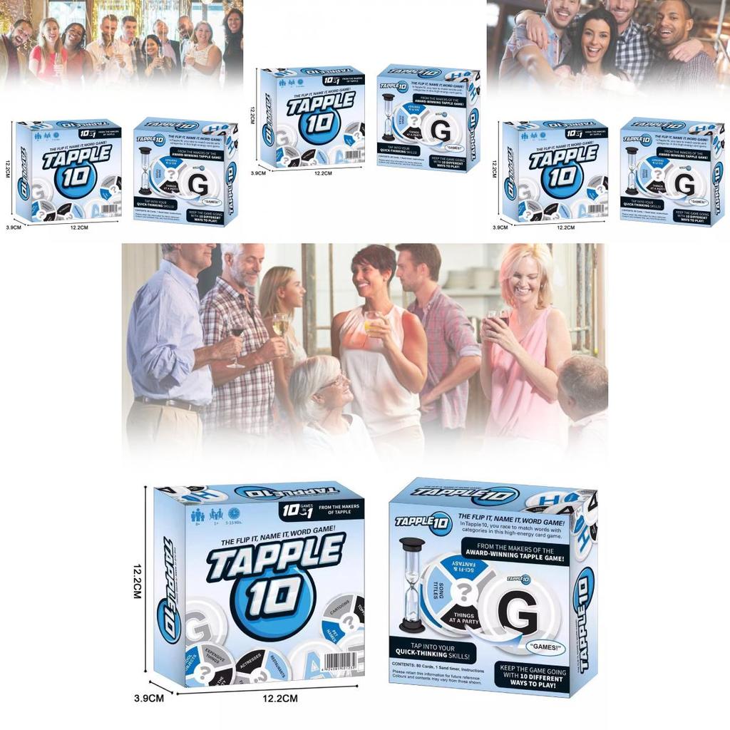 Tapple Englisch Kartenspiel Interaktiver Spaß Lernspiel Für Alle Altersgruppen