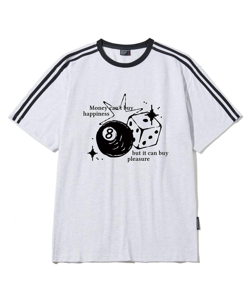 ELIMENO El Gamble Track Line Short Sleeve T-Shirt 5 Colors (Type B)