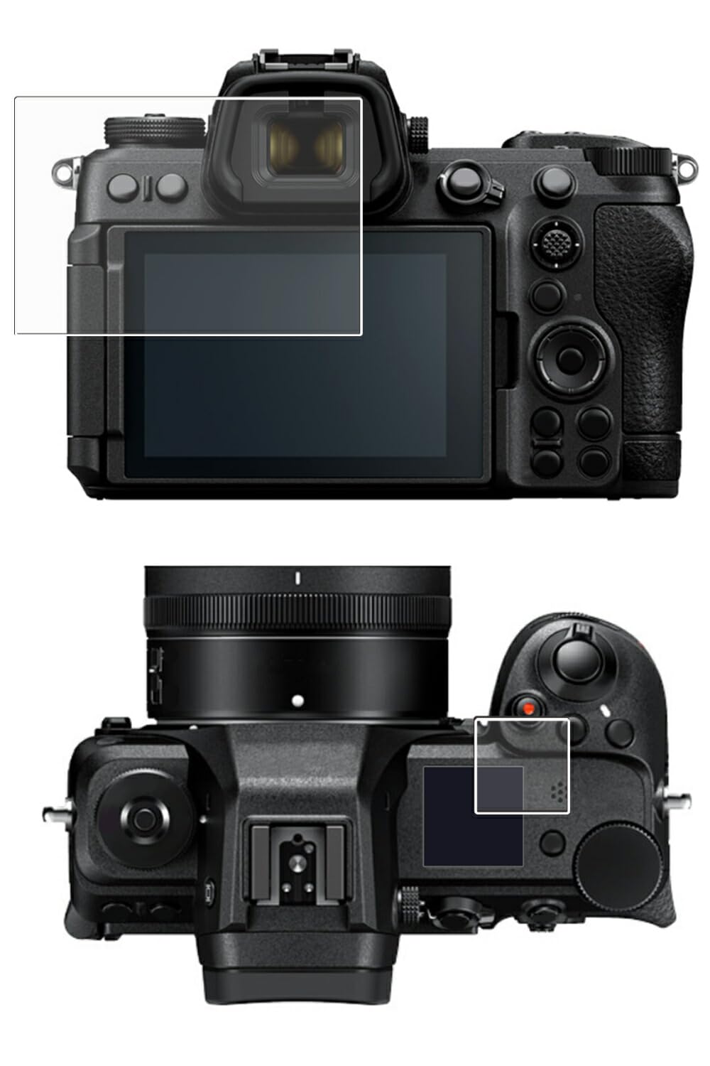 

of ClearView for Nikon Z6III LCD protective no made in Japan [Set 2] [Anti-reflective non-filler type] film, glare,