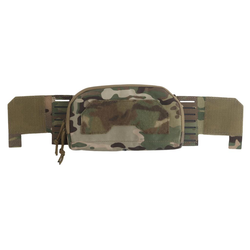 Front Storage Compact Bag Airsoft Front Storage Bag for Multi-Caliber Triple Mag Pouch Airsoft Vest Plate Carrier Accessory