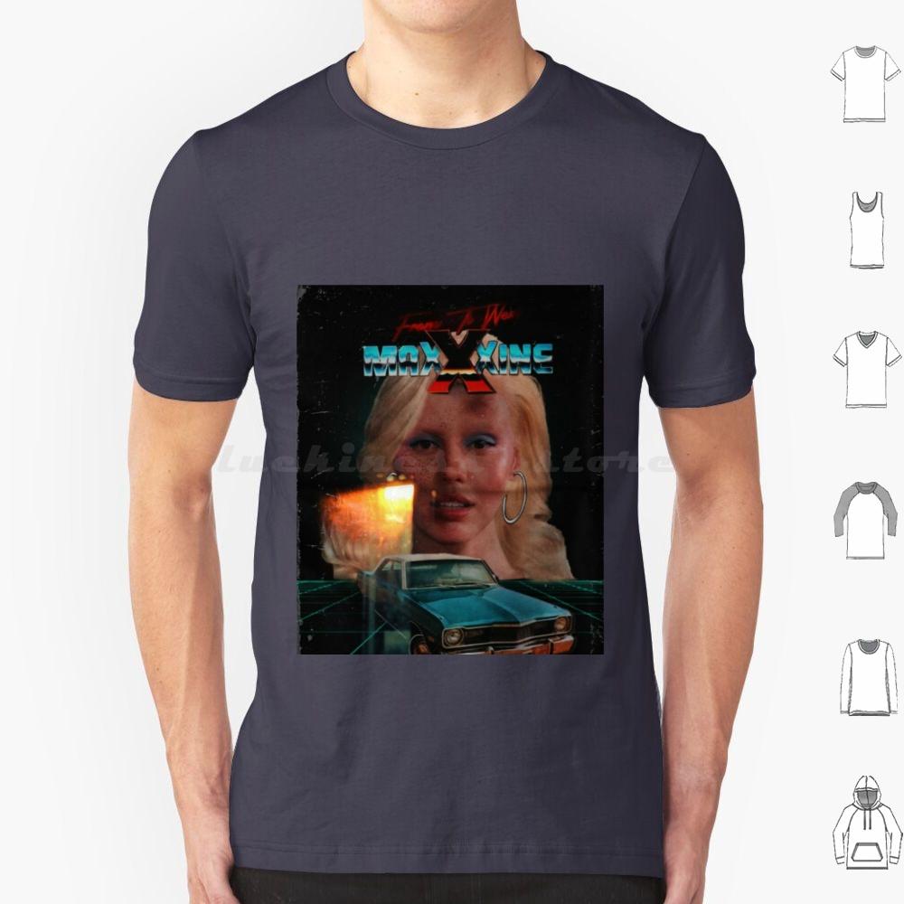 Pearl X Maxxxine 2024 Mia Goth Film Horror Movie T Shirt Cotton Men Women DIY Print Pearl Maxxxine Maxxxine 2024 Maxine 2024 S