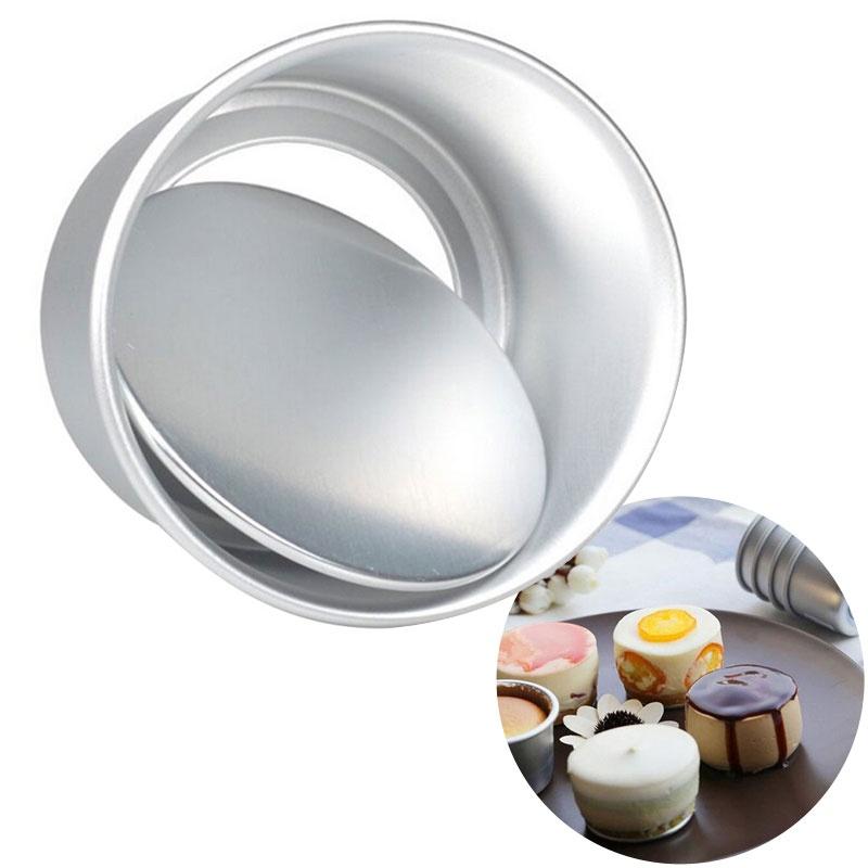 Elegante mini tortiera rotonda con fondo rimovibile, stampo per budino, strumenti di cottura fai da te