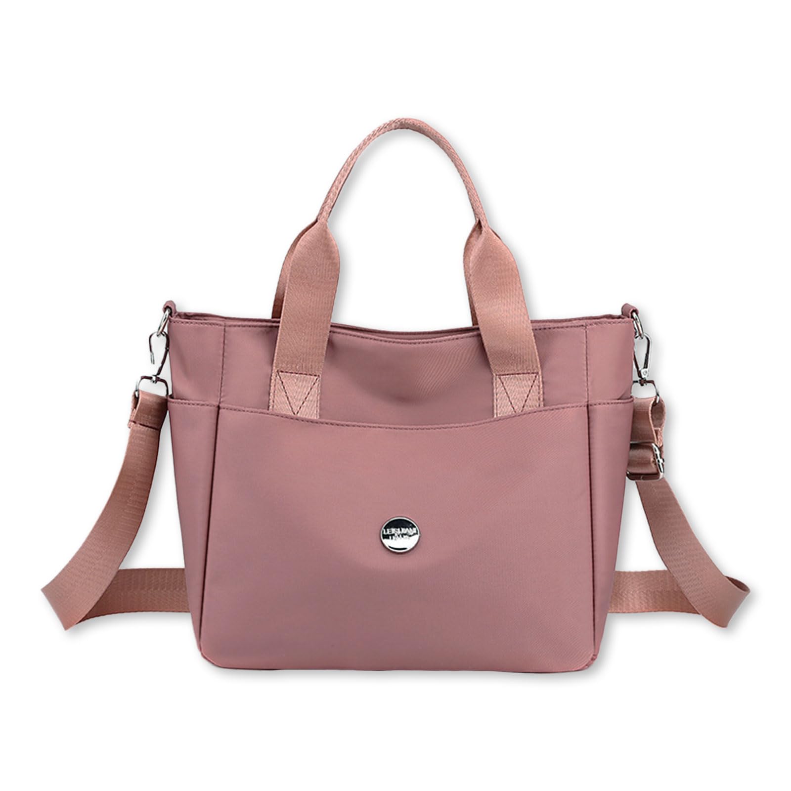 

Walking Bag for Shoulder Rainy Day Crossbody Water Cute [Lov Sawar] Dogs, Bag, Bag, Bag, Repellent, Zippered, Lightweight, Small, Nylon, (Dusty Pink)