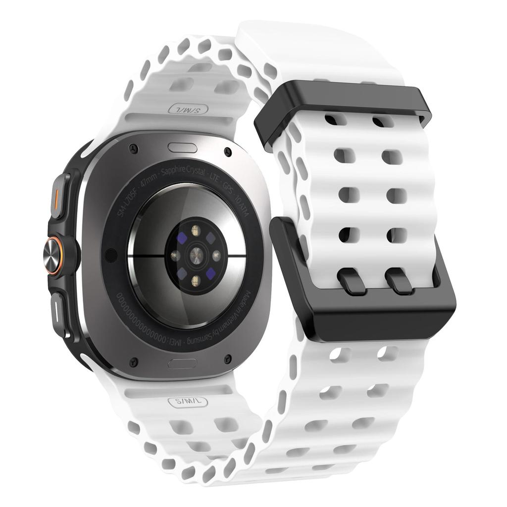 Band For Samsung Galaxy Watch Ultra 47mm Sports Silicone Strap Bracelet For Galaxy Watch Ultra Watchband Accessories