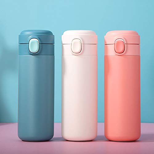 Vacuum Insulated Water Bottle, 320ml/420ml, Stainless Steel, One-Touch Opening, Dishwasher Safe, Direct Drinking, Portable, Easy to Clean, Opens with