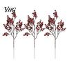 Durable Faux Plant Accents for Home Realistic Artificial Flowers Autumn Decoration, Silk Floral Reusable Harvest Festival Flower Stems Branches
