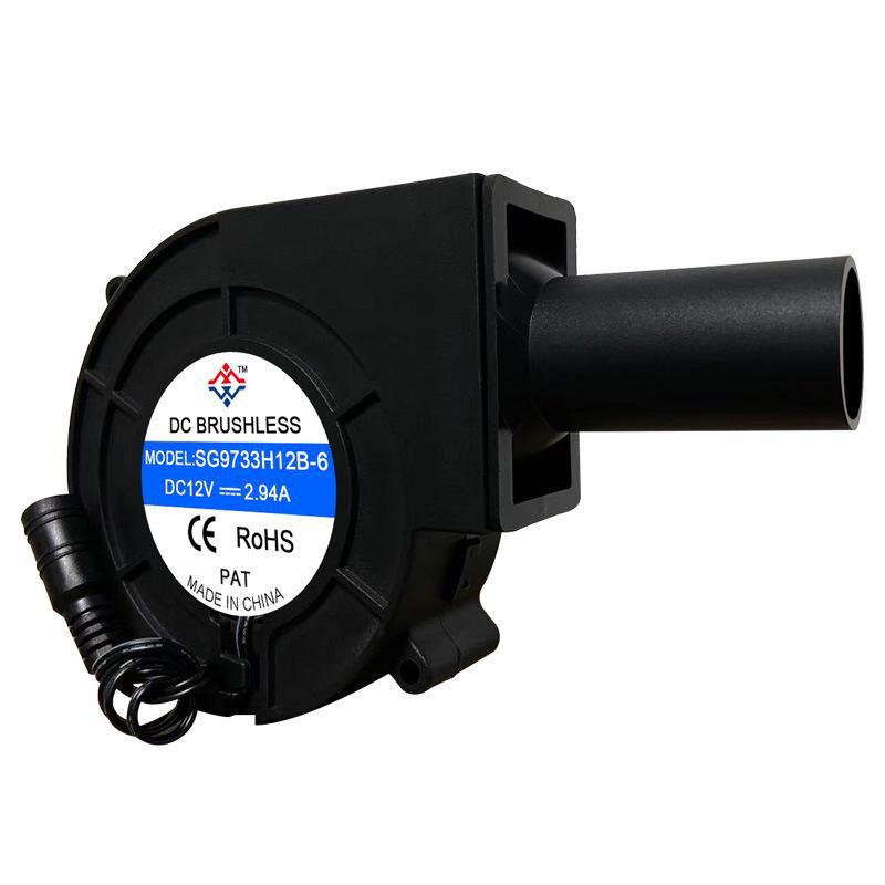 

9733 Воздуходувка с регулировкой скорости для печи на отработанном масле/дровах, 12 В/2,94 А до 220 В Blower + air outlet 5*3.3