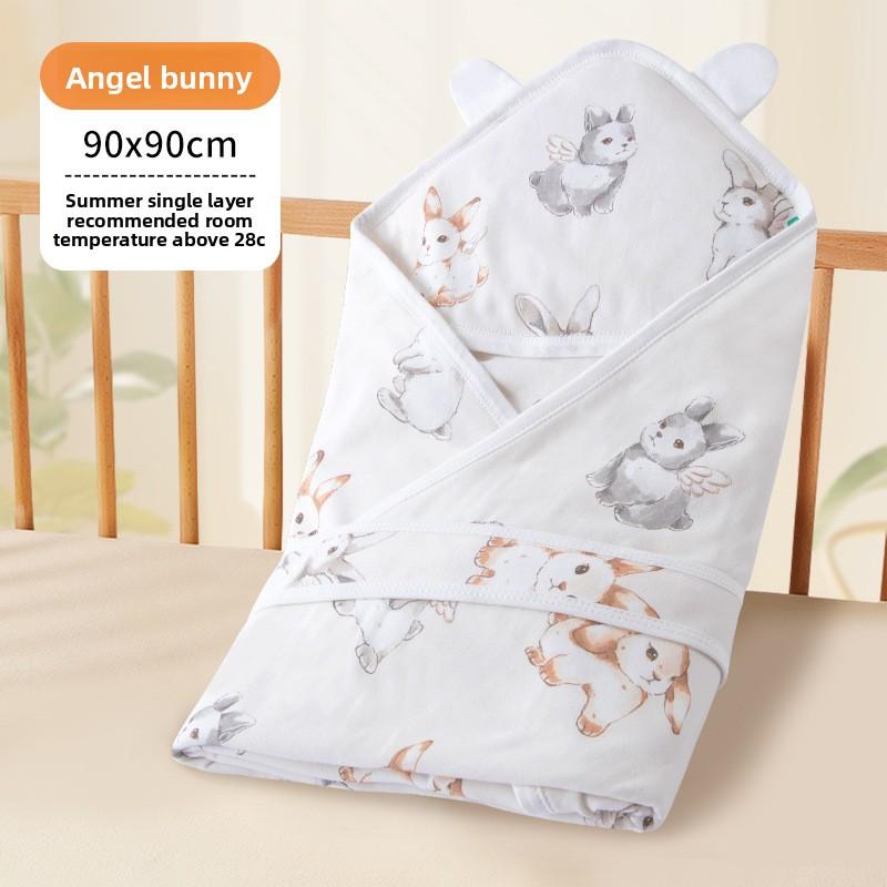 Baby Quilt Spring and Summer Thin Cotton Quilt Newborn Baby Bag Single Swaddle Blanket