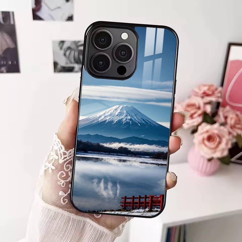 Mount Fuji Sunset Phone Case For iPhone 17,16,15,14,13,12,Plus,Pro,Max For Magsafe Magnetic Wireless Charge