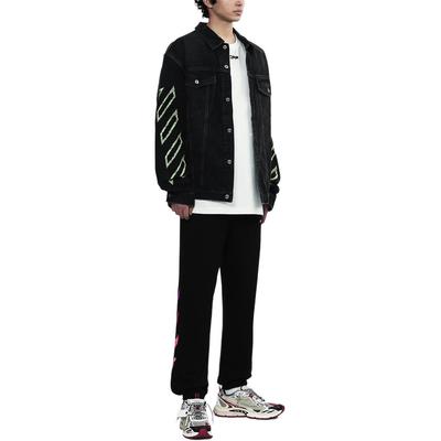 OFF WHITE Nadměrná velikost Letištní páska Tričko OMAA038S201850030188