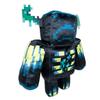 Minecraft Lesklý Velký Plyšový Warden 33cm s Hračkovým Diamantem Cca.