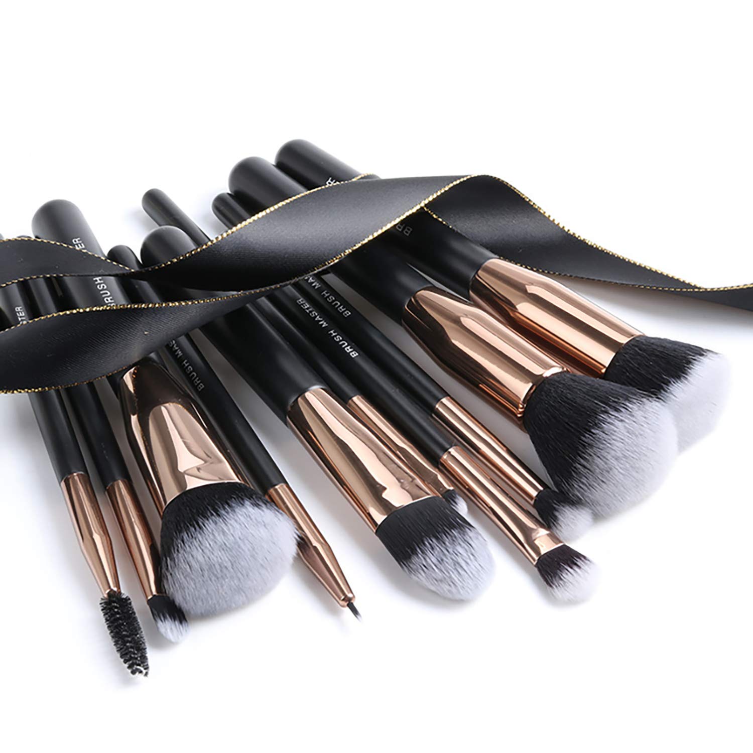 

Makeup Brush Cosmetic Makeup Makeup Premium Fiber Powder Foundation Blush Contour Eyeshadow Eyeliner Brush Set, Brushes, Brushes, Tools, Bristles, чорний