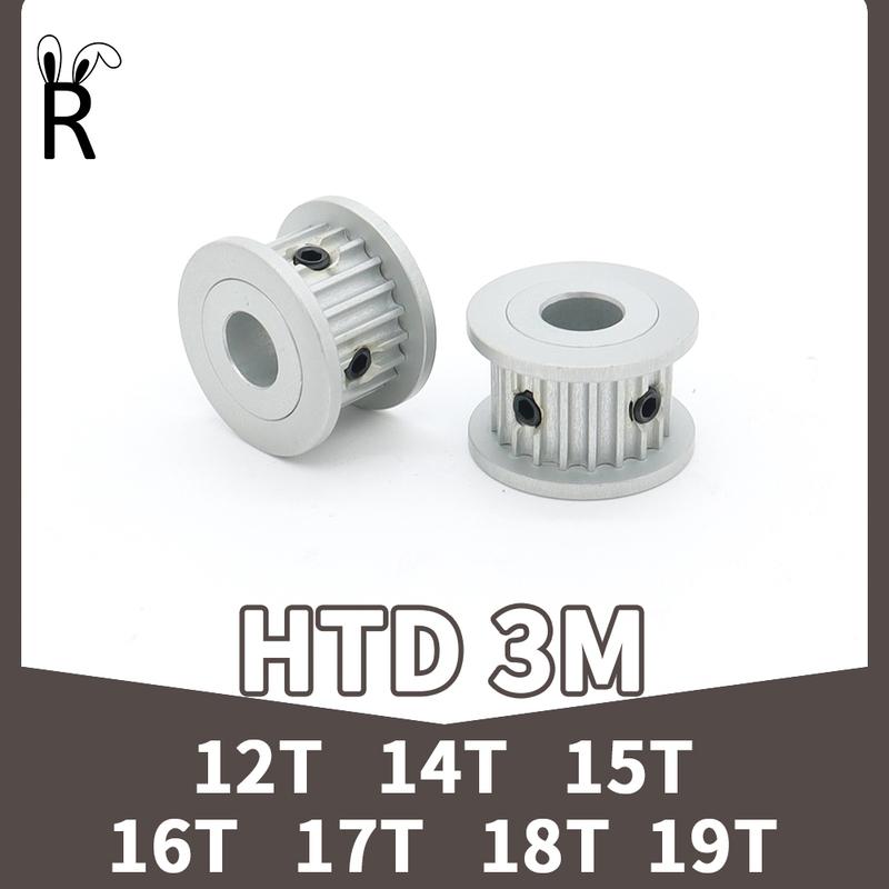 HTD3M 12teeth 14teeth 15teeth 16teeth 17teeth 18teeth 19teeth HTD 3M Pulley 3M 12T 14T 15T 16T 17T 18T 19T HTD3M Timing Pulley