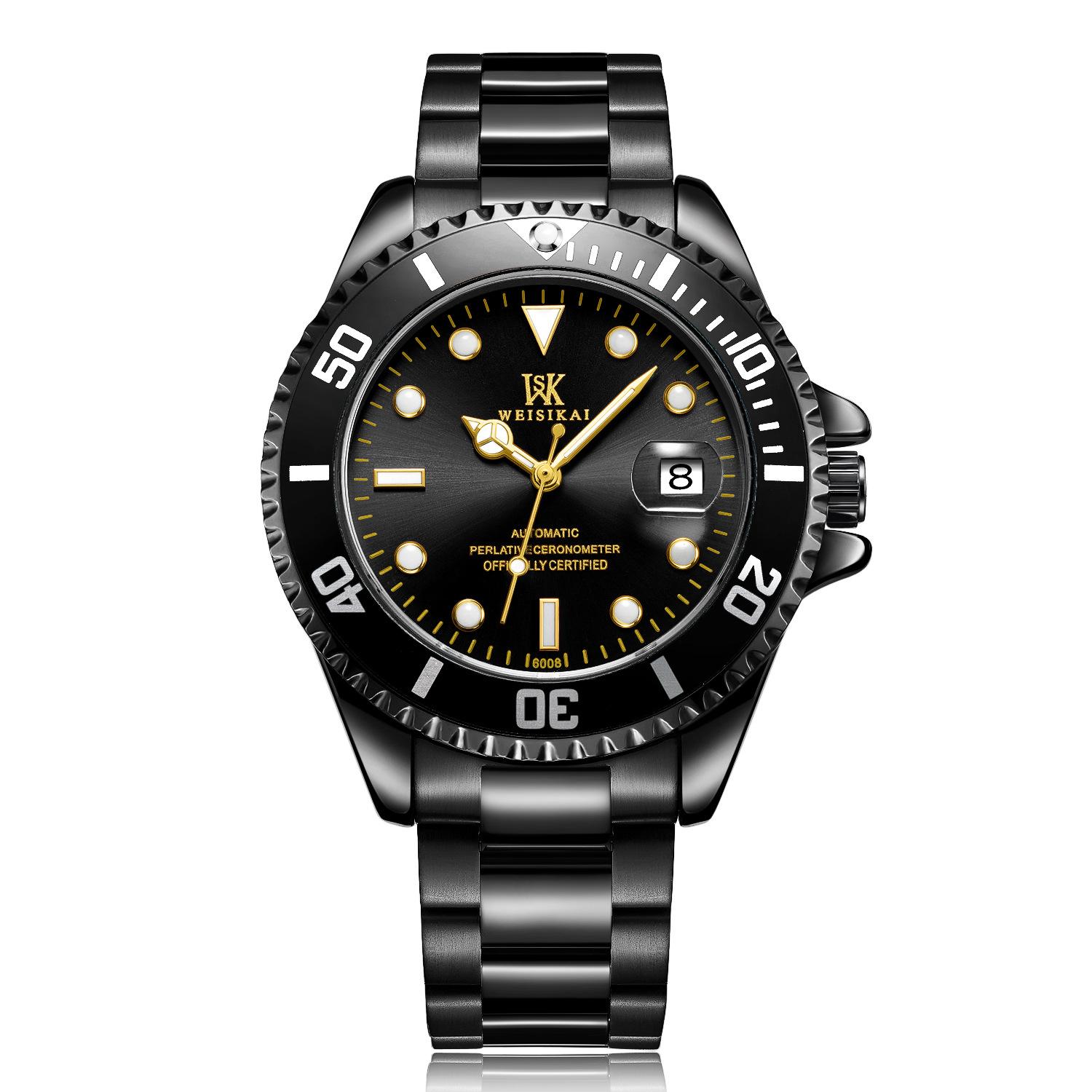 WEISIKAI 6008 Мужские часы Новые роскошные мужские часы высшего бренда с коробкой 30 — фото 5