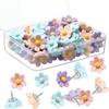 New Floral Pushpins - Decorative Resin Flower Thumbtacks For Photo Walls & Office Supplies