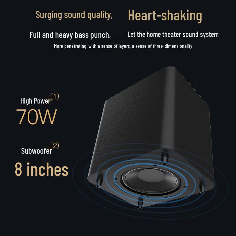SANSUI 5.1 Home Theater Ceiling Speaker System CN Plug (adapter Included)