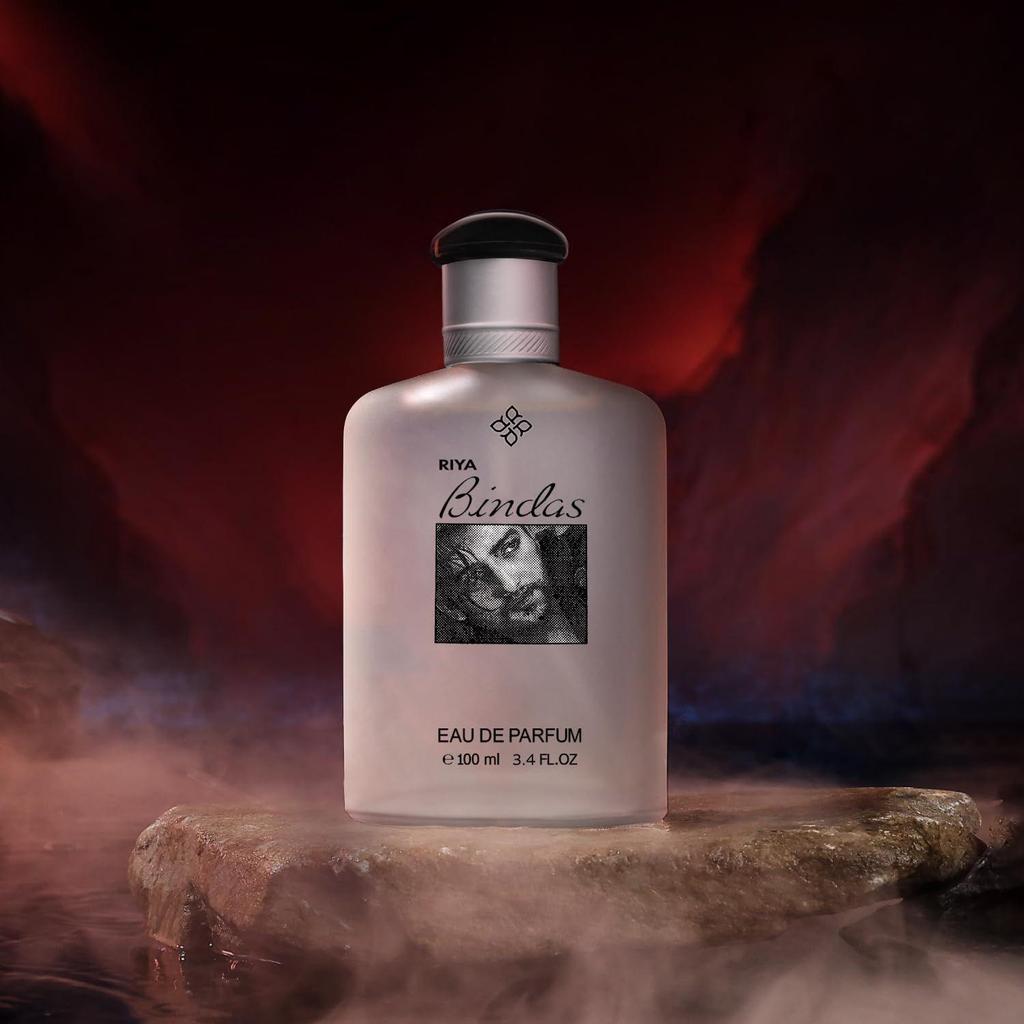 RIYA BINDAS For Men Eau De Parfum Spray Aromatic Woody Spicy 100 ML Mild Fragrance Long Lasting Fragrance/Scent of Swag