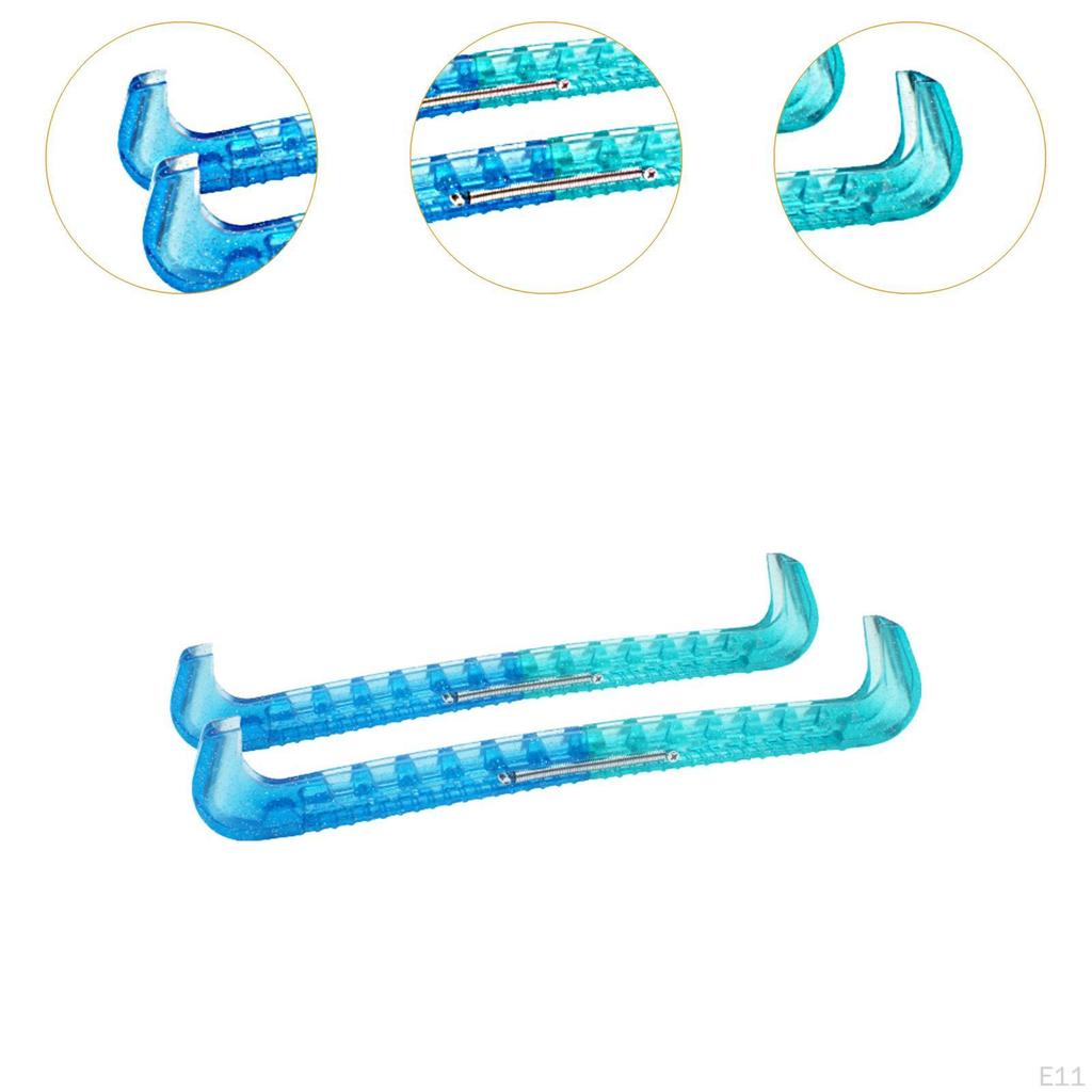 2 Pieces Figure Ice Skate Guards Hockey Blade Covers Fashion AntiSlip Protector for