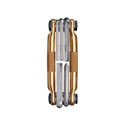 CRANK BROTHERS Bicycle Tool Maintenance and Repair Gold Multi-5 Kit, Multi-Function Tool, Portable,
