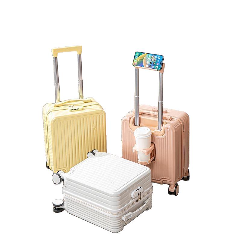 Spring Airlines 14-Zoll Leichter Handgepäckkoffer mit Universalrollen & Zahlenschloss - 20x30x40CM