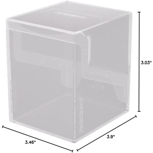 GameGenic Deck Box: Bastion XL White (100ct) ? Durable and Sturdy TCG, OCG Card Storage ? Compatible with Pokemon Yugioh Commander and MTG Magic: The