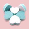 Dual-Sided Heart-Shaped Nail File Sponge Block - High Elasticity and Polishing