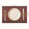 4/6pcs Gradient Design Placemats 12x18inch, Modern Minimalist Style Placemat for Dining Table Kitchen Holiday Party Home Decoration - Perfect Match
