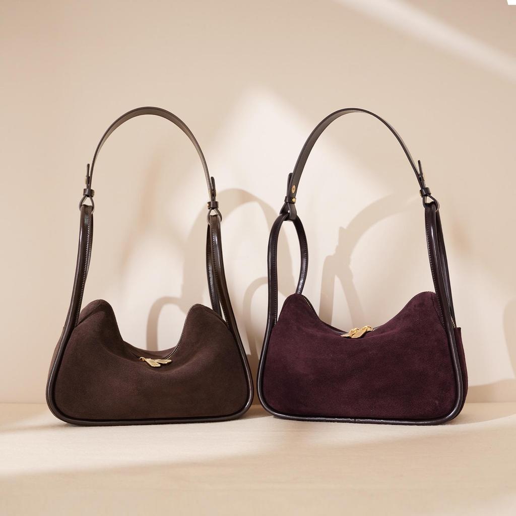 2025 Advanced Niche Frosted Women's Crossbody Handbag - Small Exquisite Pillow Design