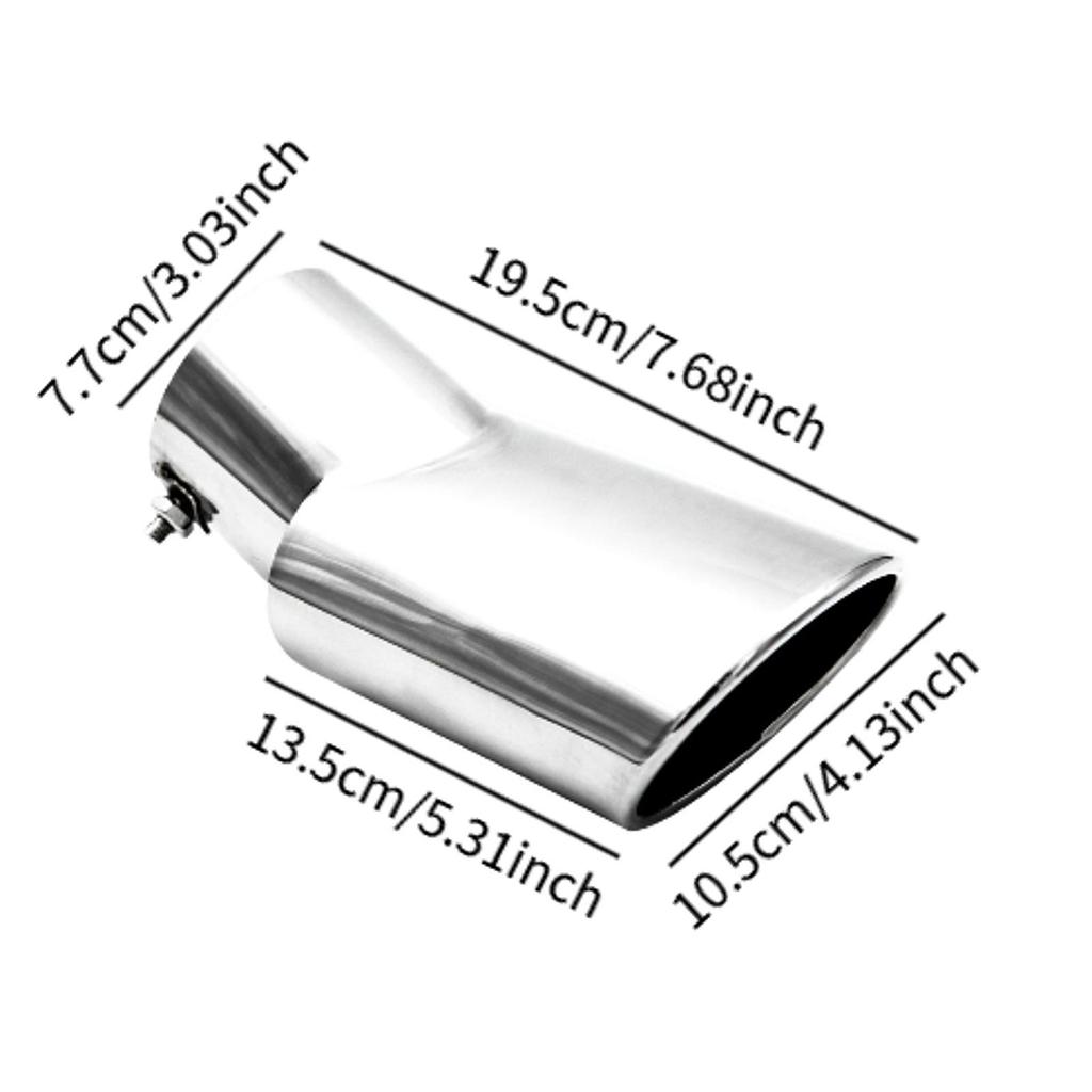 Generic Car Exhaust Muffler Tailpipe Tip Modification Accessory Easy