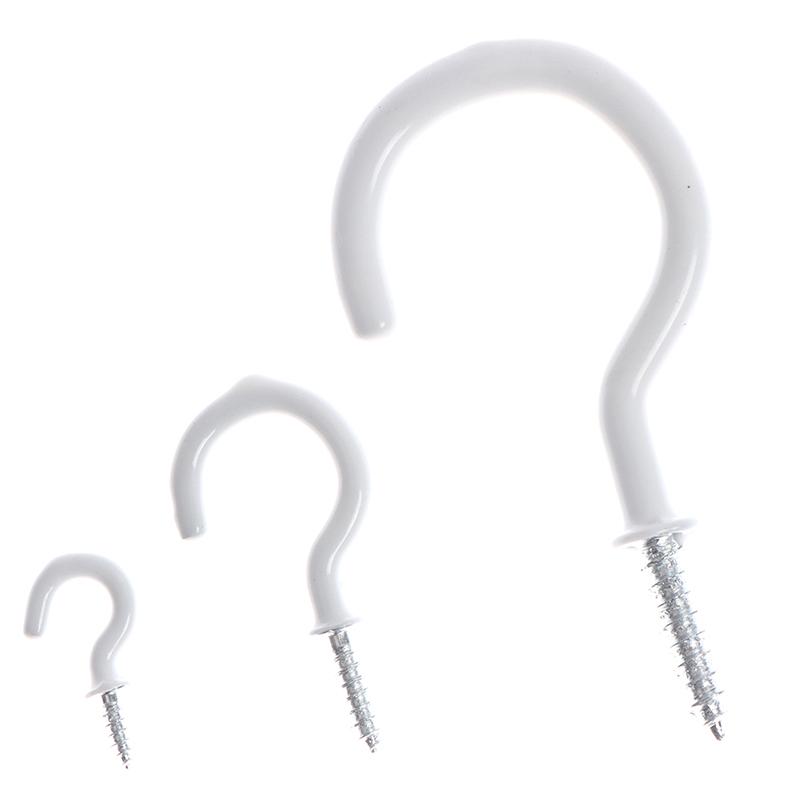 10 Pcs Mug Shouldered Hanger Cup Hooks Heavy Duty Screw-In Ceiling Hooks Cup