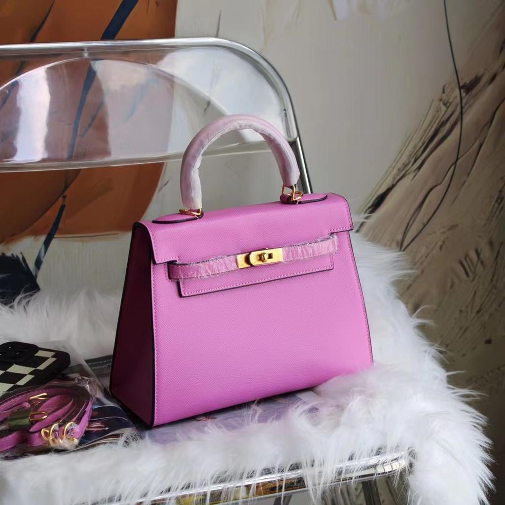 2025 neue High-End-Handtasche der zweiten Generation, leichter Luxus, für Damen, schlicht und vielseitig, Single Shoulder, diagonal zu tragen, Leder Kelli Tasche