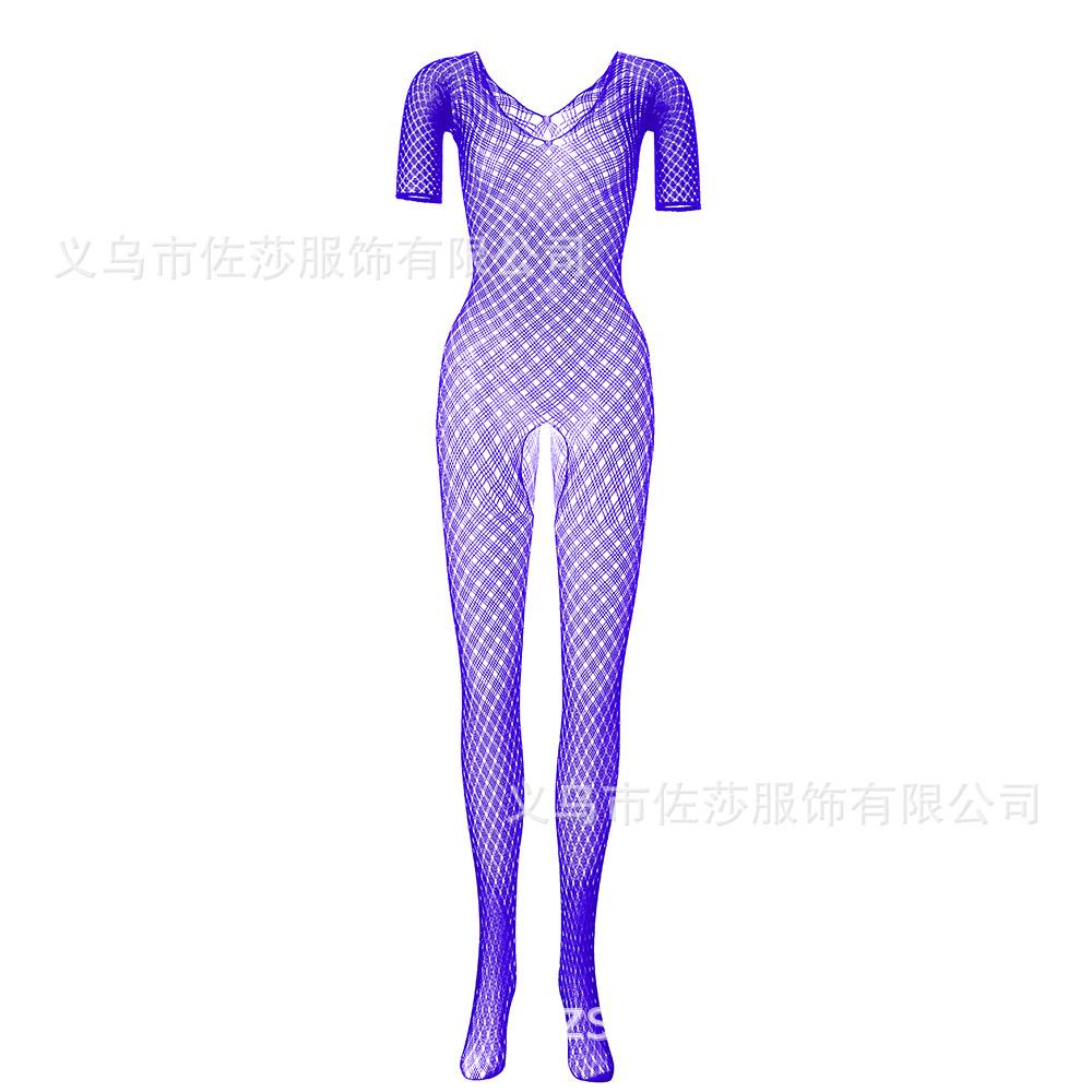 Sexy underwear women's jacquard sexy onesie long-sleeved small checkered onesie