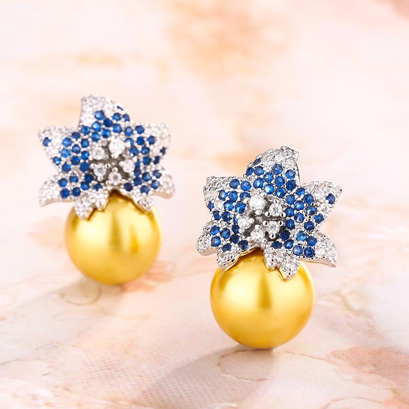 Jewelry Jewelry New Imitation Natural Pearl Fashion Versatile S925 Silver Needle Earrings Clavicle Chain Women