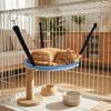 Comfortable Hanging Cat Bed Adjustable Lanyard Pet Cage Hammock Durable Cat Nest  For Cat Cage