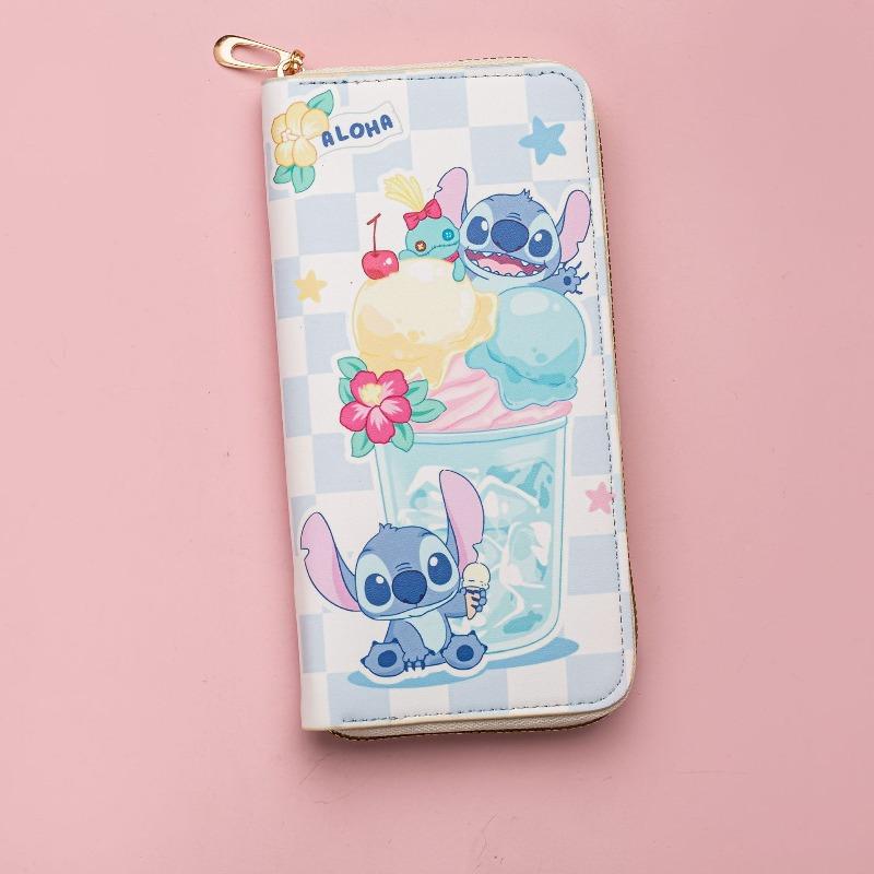 

Новый ПУ кошелек длинный мультяшный рисунок милый кошелек для мелочи простой и практичный карман для карт на молнии высокая ценность 19.5*10.5*2