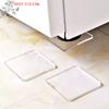 (YOUU06)4/12 Pezzi Tappetino Antivibrazione Antiscivolo per Lavatrice in Silicone Tappetino Trasparente Multifunzionale per Casa Bagno