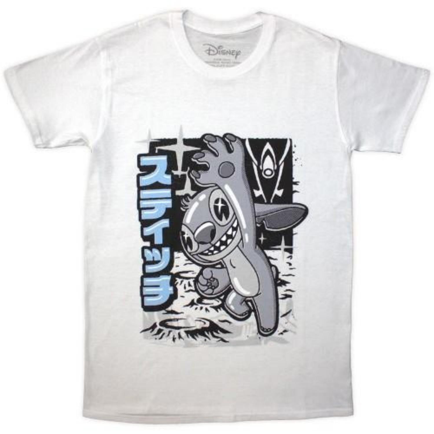 Lilo & Stitch Unisex Adult Stitch Jump T-Shirt S чёрный