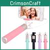 Mirror Monopod Premium Quality Wired Selfie Stick Extendable Design Travel For